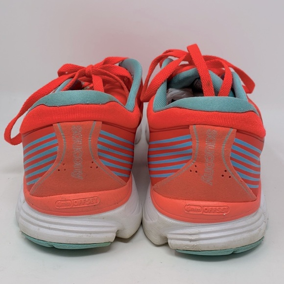 Saucony Kinvara 5 Coral Blue Womens Sneakers - Picture 5 of 10